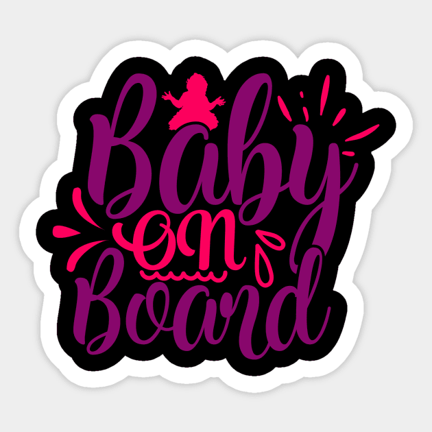 Baby on board Sticker by Coolstylz